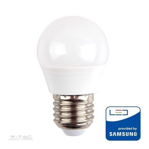 4,5W LED izzó Samsung chip E27 G45 6400K A++ 5 év garancia - PRO263